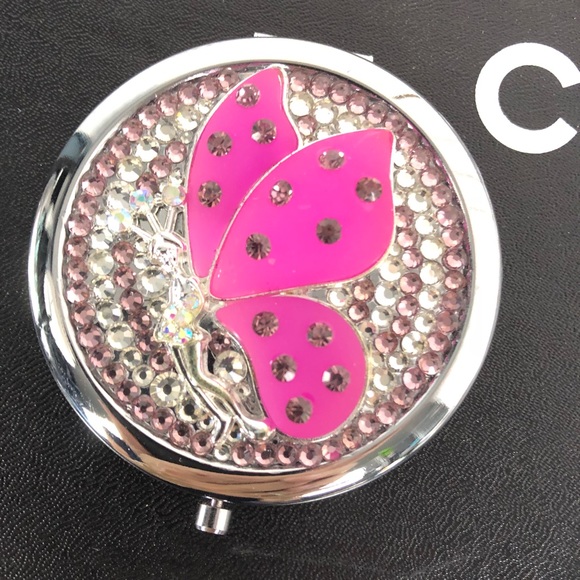 Decorated Compact Mirrors 4 Styles - Picture 2 of 8